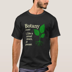 T-shirt Définition de botanique humour scientifique drôle