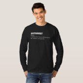 T-shirt Définition de botaniste drôle (Devant entier)