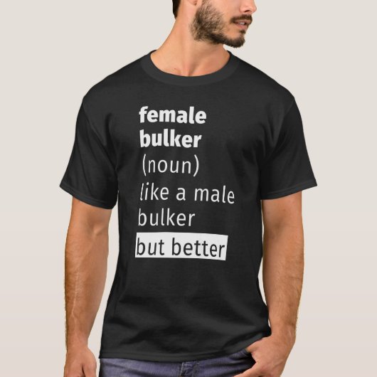 T-shirt Définition de bulker féminin (Devant)