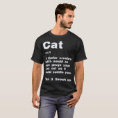 T-shirt Définition de cat (Devant entier)