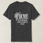 T-Shirt définition de citation Firme (Design devant)