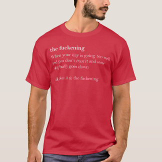 T-shirt Définition de conception d'ami de mème drôle de Fu
