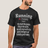 T-shirt Définition de course Funny 5k Marathon Runner Cade (Devant)