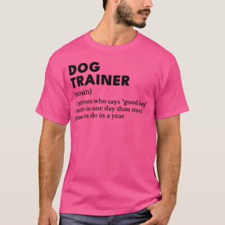T-shirt Définition de Dograiner hilarante Noir rétro