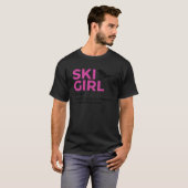 T-shirt Définition de fille de ski Swea drôle de ski (Devant entier)