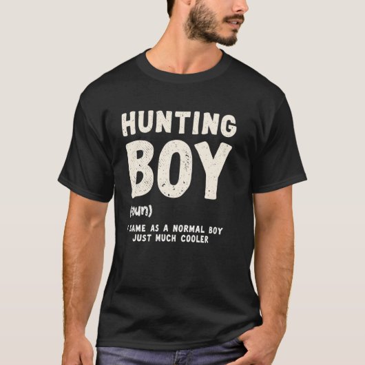T-shirt Définition de garçon de chasse drôle de blague de (Devant)