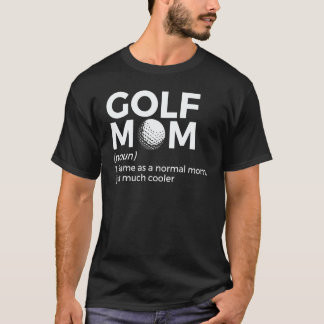 T-shirt Définition de Golf Mom Golfing