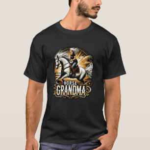T-shirt Définition de grand-mère de cheval drôle Cheval à