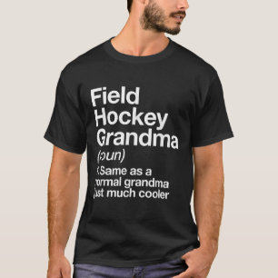 T-shirt Définition de grand-mère de hockey sur gazon Funny