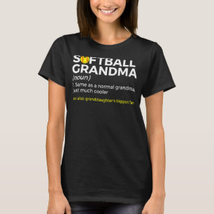 T-shirt Définition de grand-mère de softball Bigges de gra