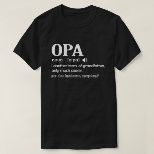 T-shirt Définition de grand-père, signification drôle, cad
