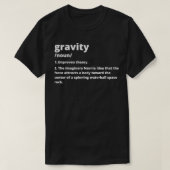 T-shirt définition de gravité 2 (Design devant)