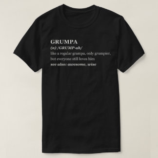 T-shirt Définition de Grumpa