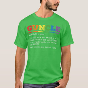 T-shirt Définition de Guncle drôle Fier Oncle Gay Fierté L