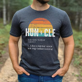 T-shirt Définition de Hunton Funny Uncle Cadeau Retro Suns