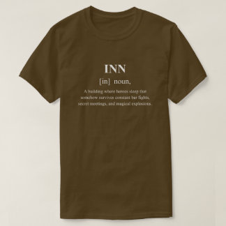 T-shirt Définition de jeu de rôle drôle avec texte blanc