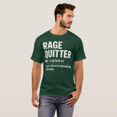 T-shirt Définition de jeu drôle Rage Quitter Console PC Ga (Devant entier)
