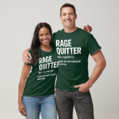 T-shirt Définition de jeu drôle Rage Quitter Console PC Ga (Unisexe)