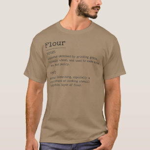 T-shirt Définition de la farine