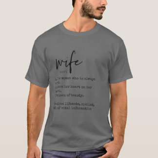 T-shirt Définition de la femme Amusante meilleure femme ja
