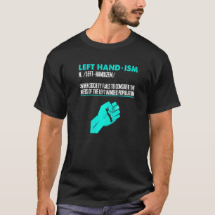 T-shirt Définition De La Main Gauche Gauche Gauche Fière M