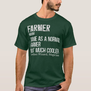 T-shirt Définition de l'agriculteur Conception pour l'agri