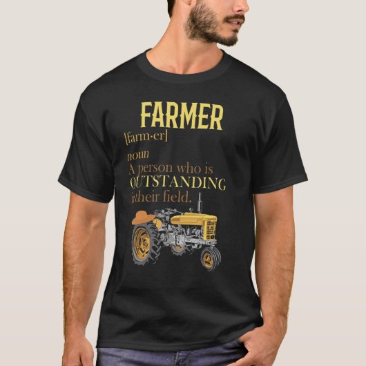 T-shirt Définition de l'agriculture Planteur agricole Gran (Devant)