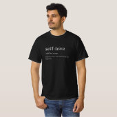 T-shirt Définition de l'Amour de Soi – Design Édit (Devant entier)