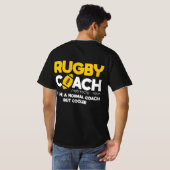 T-shirt Définition de l'entraîneur de rugby (Dos entier)