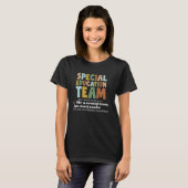 T-shirt Définition de l'équipe de l'éducation spéciale Ens (Devant entier)