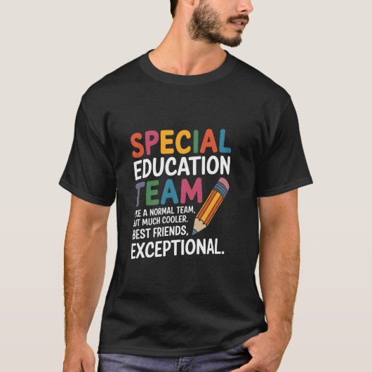 T-shirt Définition de l'équipe d'éducation spéciale Applic (Devant)