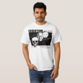 T-shirt Définition De L'Évolution Streetware Sci-Fi (Devant entier)