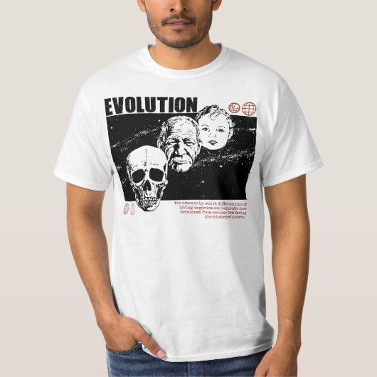 T-shirt Définition De L'Évolution Streetware Sci-Fi (Devant)