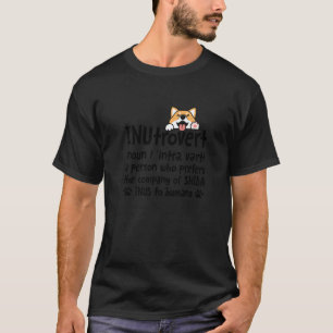 T-shirt Définition de l'inutrovert Shiba Inu Chien Maman C
