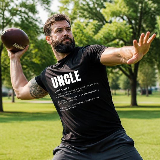 T-shirt Définition de l'oncle drôle et sincère