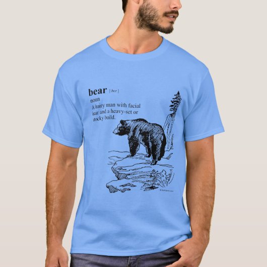 T-SHIRT DÉFINITION DE L'OURS (Devant)