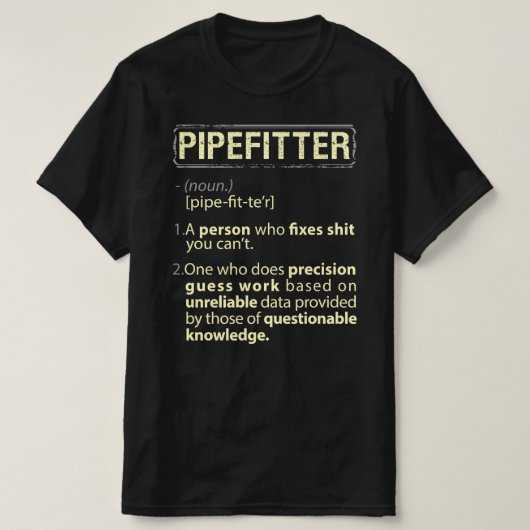 T-shirt Définition de l'utilisateur réel (Design devant)