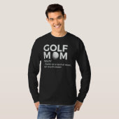 T-shirt Définition de Maman de Golf Golf (Devant entier)