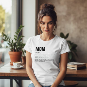 T-shirt Définition de maman drôle et sincère