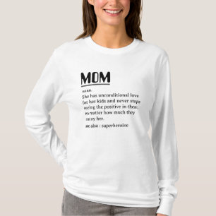 T-shirt Définition de maman personnalisée pour la fête des