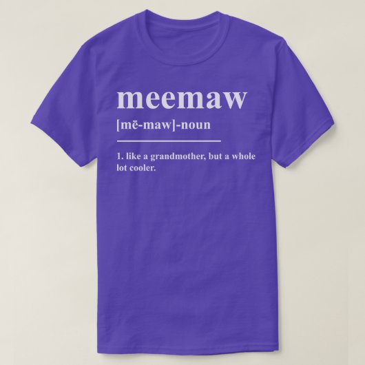 T-shirt Définition de méma (Design devant)