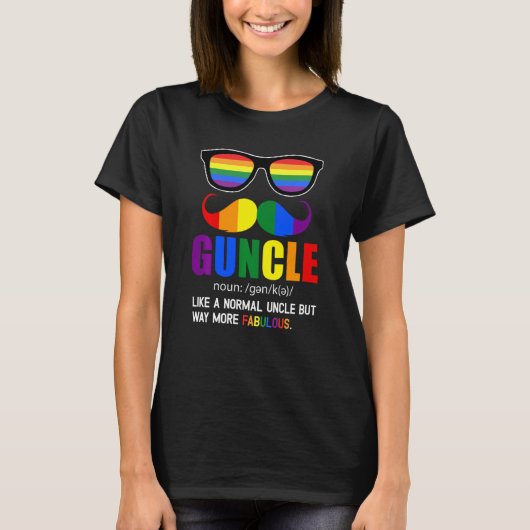 T-shirt Définition De Oncle Gay Oncle Comme Un Oncle Norma (Devant)