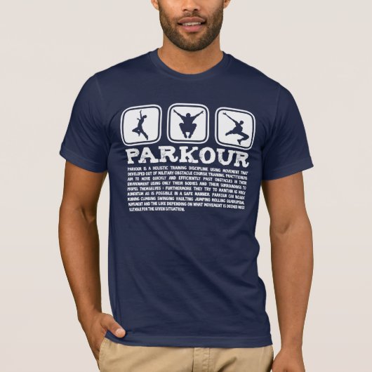 T-shirt Définition de Parkour (Devant)