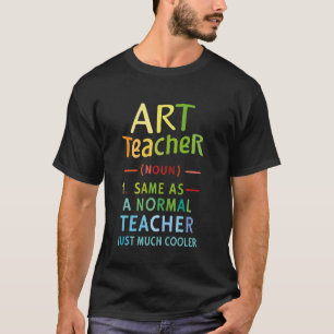 T-shirt Définition de professeur d'art drôle de rentrée de