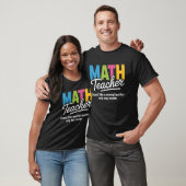 T-shirt Définition de professeur de maths Funny Back to Sc (Unisexe)