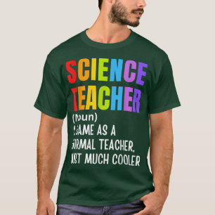 T-shirt Définition De Professeur De Sciences Drôle Retour