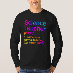 T-shirt Définition de professeur de sciences premier jour