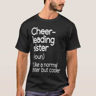 T-shirt Définition de sœur de pom-pom girl Pom-pom girl