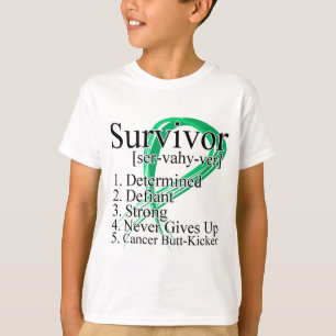 T-shirt Définition de survivant - Cancer de foie