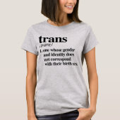 T-shirt Définition de transport - termes définis de LGBTQ (Devant)